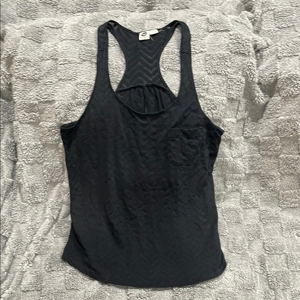 Roxy Black Sleeveless Tank Top Athletic Style